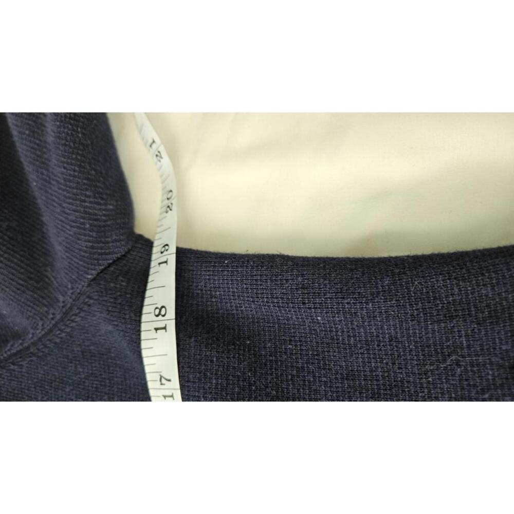 Talbots Women's Navy Blue Double-Breasted Knit Blazer Sweater Size Medium‎ - Picture 7 of 8